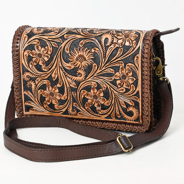 American Darling Crossbody Hand Tooled Genuine Western Leather Women Bag Handbag Purse |
